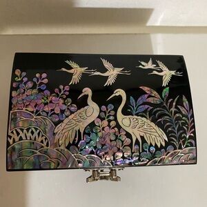 February Mountain Mother of Pearl Small Korean Jewelry Box